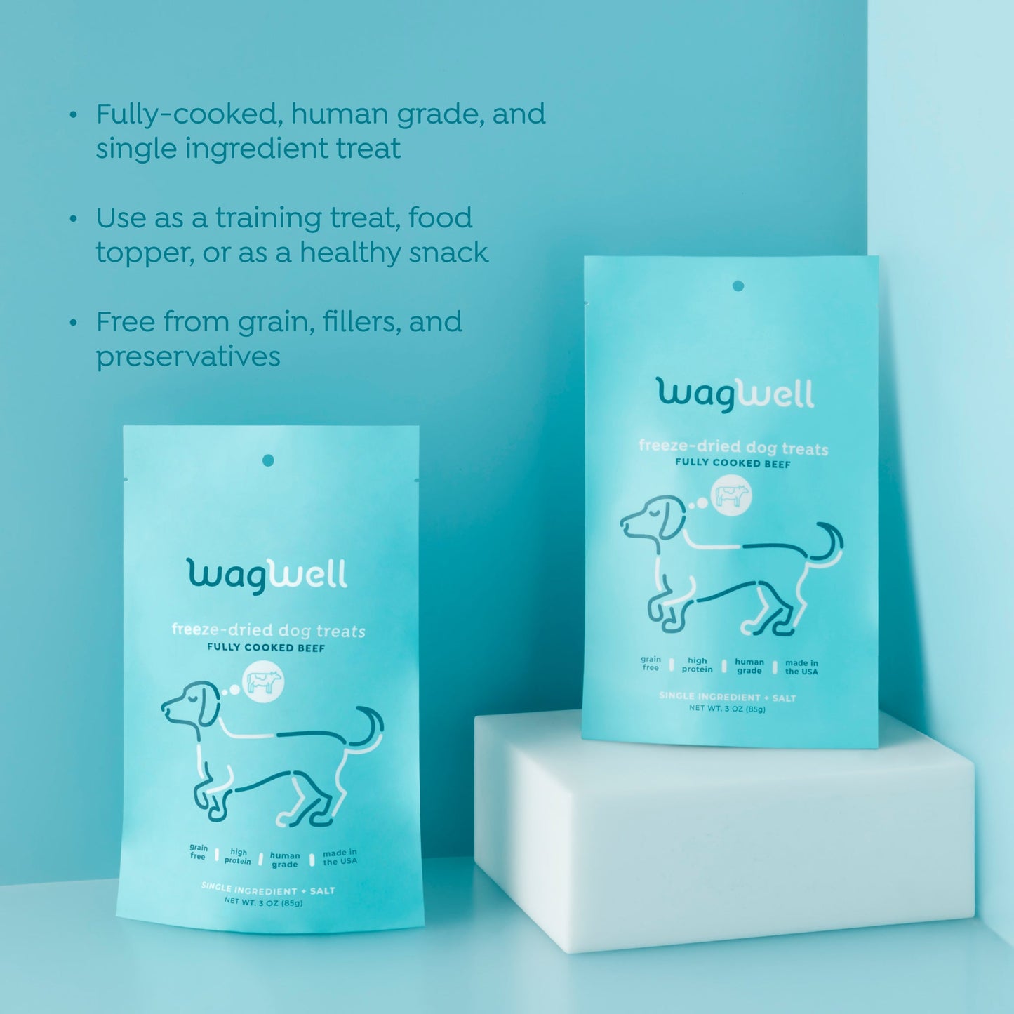 Freeze-Dried Fully Cooked Beef Dog Treats