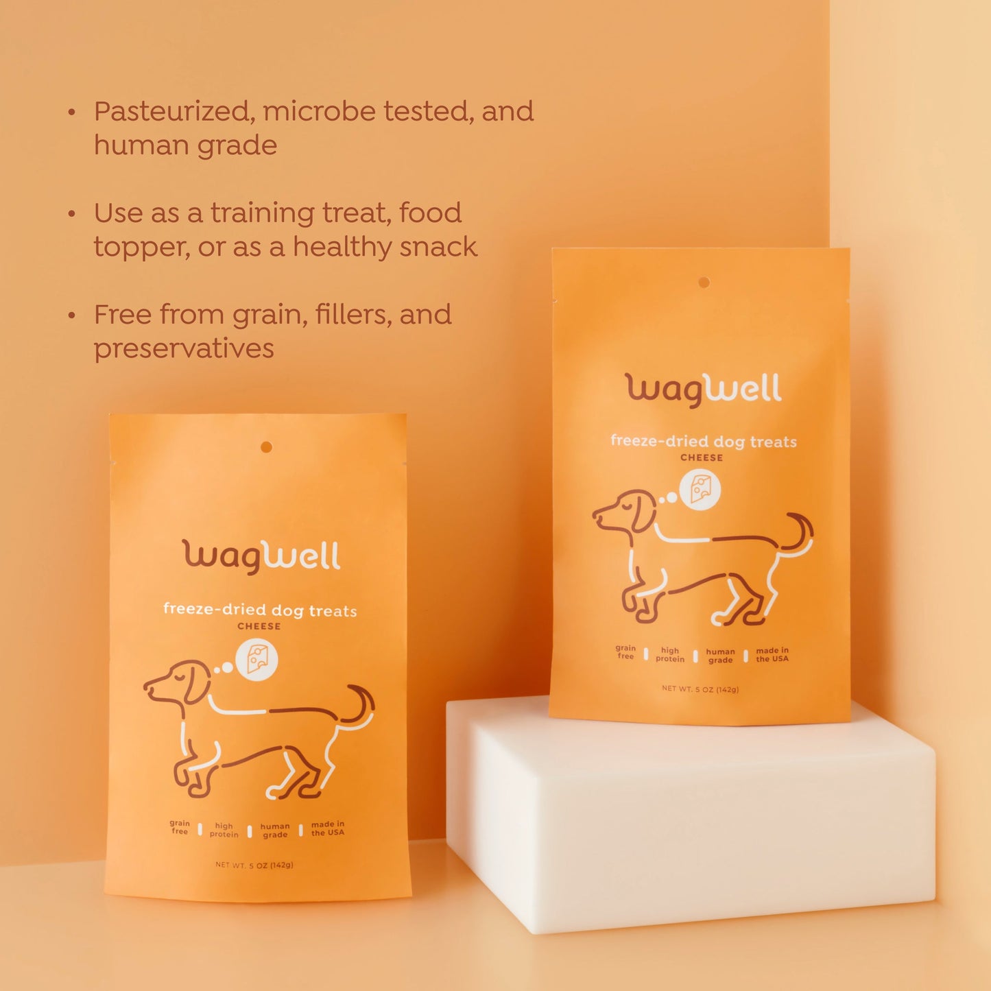 Freeze-Dried Cheese Dog Treats