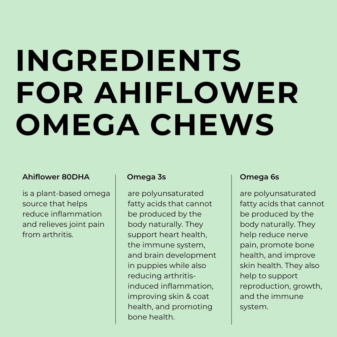 Ahiflower® Omega Chews
