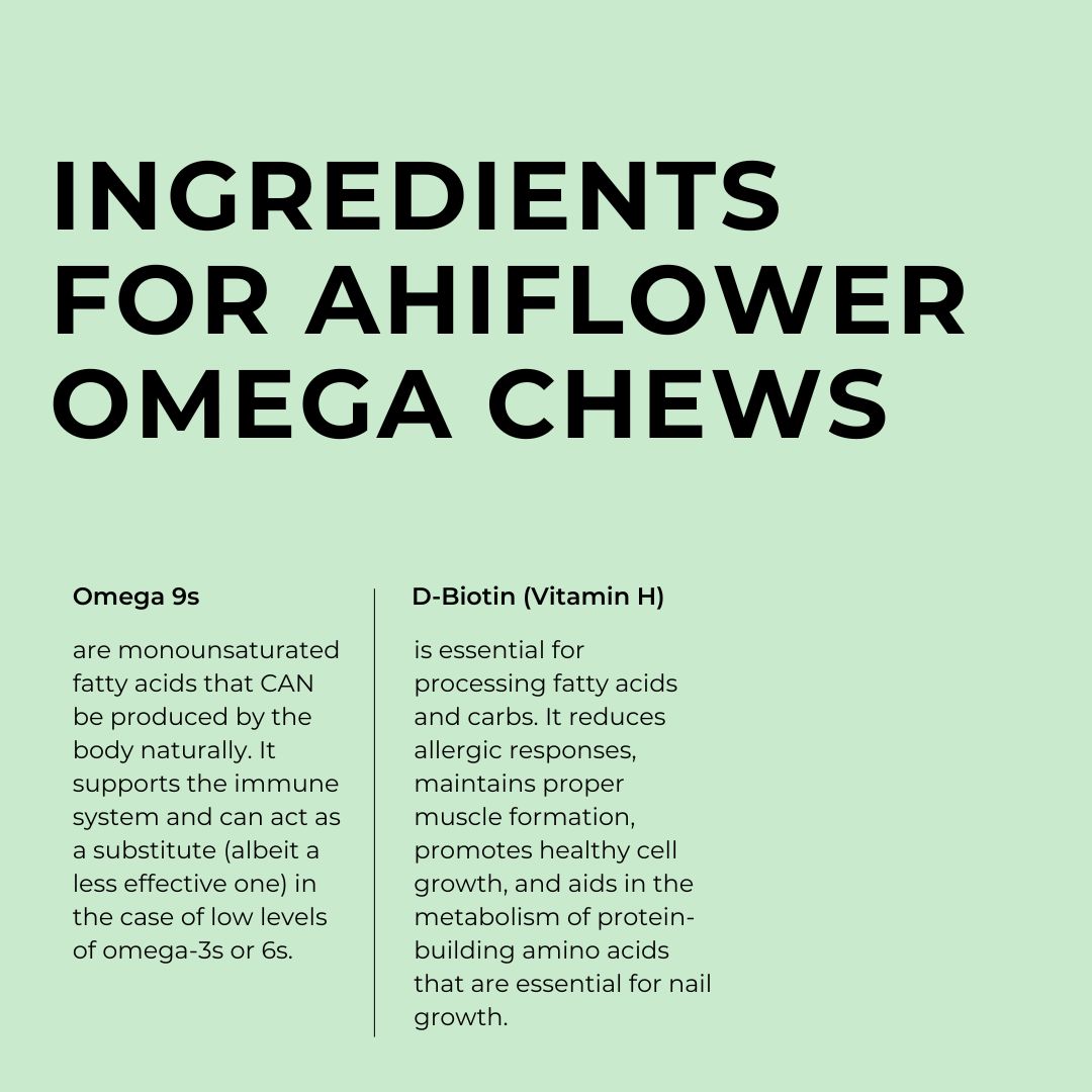 Ahiflower® Omega Chews