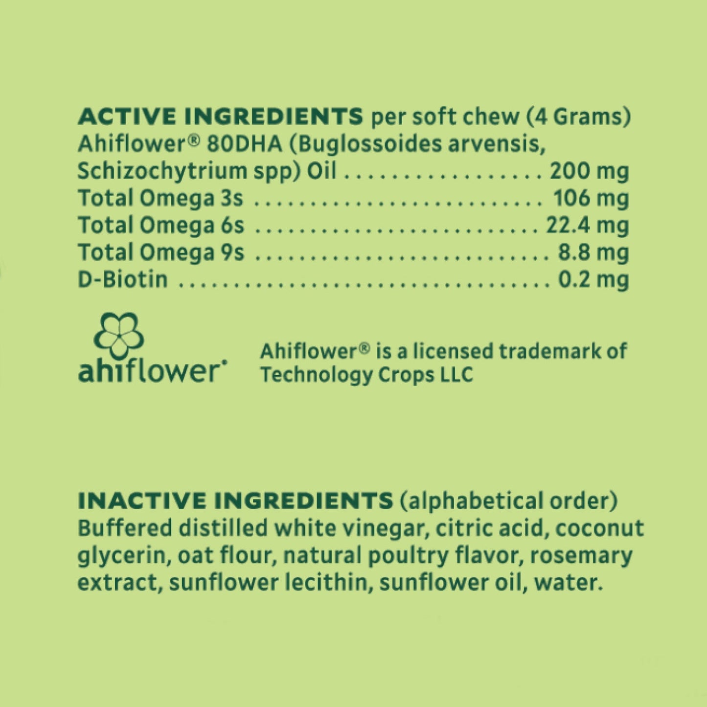 Ahiflower® Omega Chews